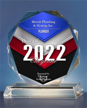 Best of 2022 Cheyenne award for Merritt Plumbing & Heating